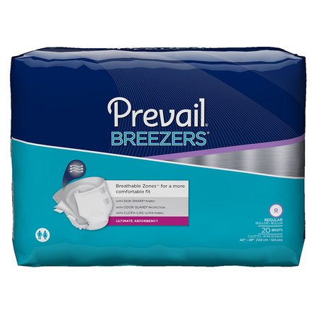 PREVAIL Incontinence Brief Mat Body Shape, Ultimate, PK 20 PVB-016/1